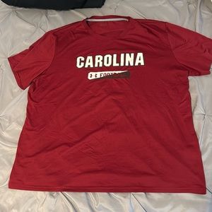 Men’s 3XL South Carolina Gamecocks Football Short-sleeve Garnet Shirt